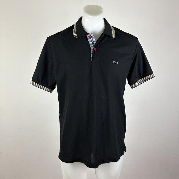 Hugo Boss Other - Hugo Boss Interesting Design Polo Shirt Size XL
